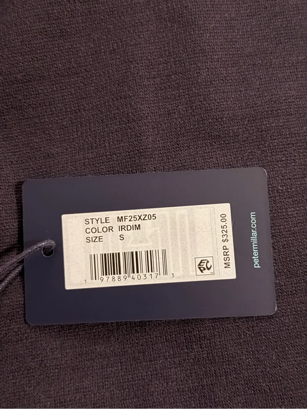 NWT Peter Millar Ryder Reversible Vest: Iridium (Small)